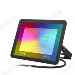 30W/50W/100W 220V RGB Smart LED Floodlight RGB CCT Wirelessly Dimmable Support Voice Control&Smartphone APP Control 30W/50W/100W 220V RGB Smart LED Floodlight RGB CCT Wirelessly Dimmable Support Voice Control&Smartphone APP Control