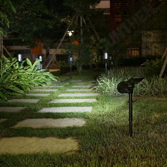 4W Solar 6 LED PIR Motion Sensor Flood Light Outdoor Landscape Lamp for Lawn Yard Garden