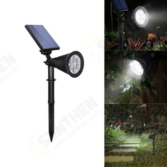 4W Solar 6 LED PIR Motion Sensor Flood Light Outdoor Landscape Lamp for Lawn Yard Garden