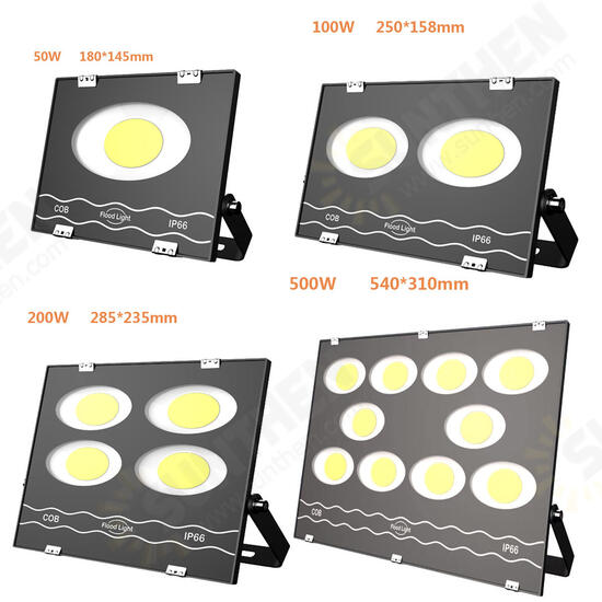 50/100/200/W COB LED Flood Light Outdoor Spotlight Landscape Garden Yard Lamp