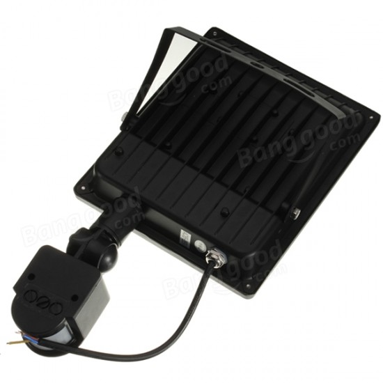 50W PIR Motion Sensor LED Flood Light IP65 Warm/Cold White Lighting