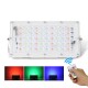 50W RGB LED Flood Light Remote Control Street Lamp Waterproof Outdoor Garden Spotlight AC220V