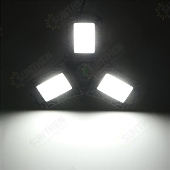 60W 80W LED Garage Shop Work Flood Light Home Ceiling Fixture Deformable Lamp AC85-265V