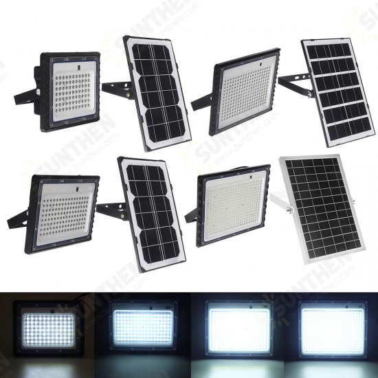 77/128/247/368LED Solar Flood Light SMD2835 Outdoor Garden Street Wall Lamp + Remote Control