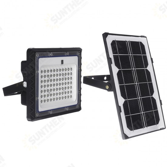 77/128/247/368LED Solar Flood Light SMD2835 Outdoor Garden Street Wall Lamp + Remote Control