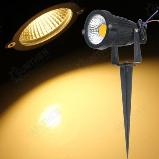 7W IP65 LED Flood Light With Rod For Outdoor Landscape Garden Path AC/DC12V