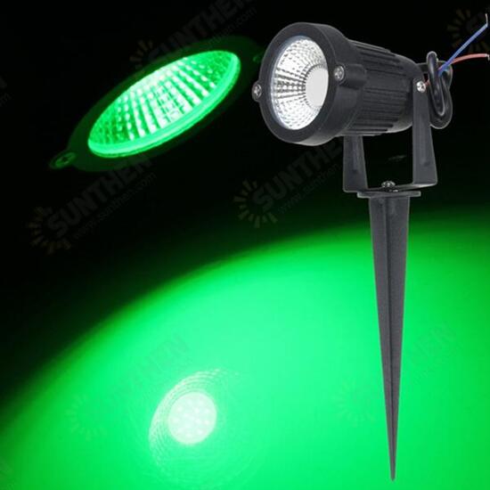 7W IP65 LED Flood Light With Rod For Outdoor Landscape Garden Path AC/DC12V