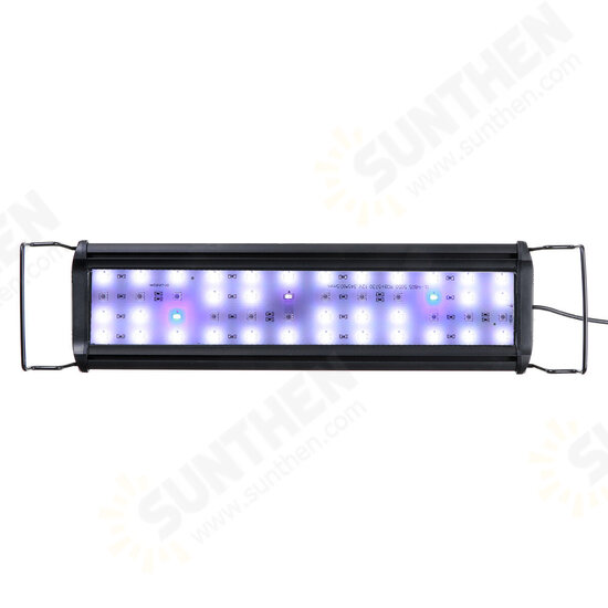 AC80-240V 18W 5730SMD Aquarium Fish Tank Light High-bright Color Adjustable Timing 3 Modes