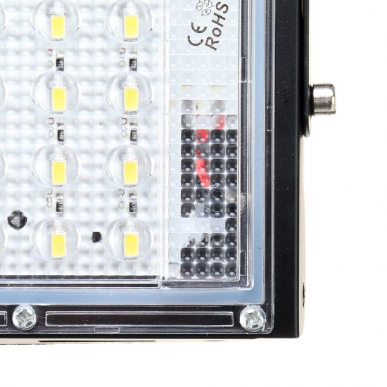 AC85-265V 50W Outdoor LED Flood Light Waterpoof IP65 US Plug White/Black Shell Warm/White Light