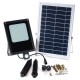 Solar Powered 120 LED PIR Motion & Light Sensor Flood Light Waterproof Outdoor Garden Security Lamp