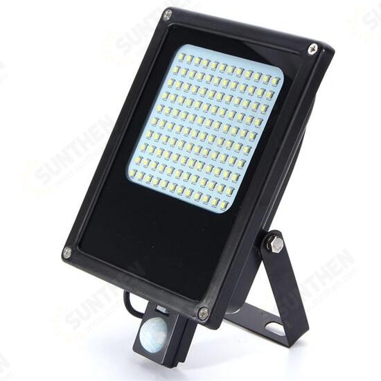 Solar Powered 120 LED PIR Motion & Light Sensor Flood Light Waterproof Outdoor Garden Security Lamp