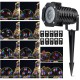 10 Pattern LED Landscape Projector Light Halloween Christmas Party UK EU US AU Plug