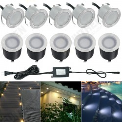 10x 32MMLED Deck Stair Light Waterproof Yard Garden Pathway Patio Landscape Lamp with EU Plug 10x 32MMLED Deck Stair Light Waterproof Yard Garden Pathway Patio Landscape Lamp with EU Plug
