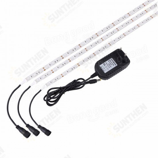 18W 75 Red 15 Blue Plant LED Grow String Light Greenhouse Waterproof Growth Lamp with 12V Plug