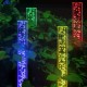 2Pcs Bubble LED Stick Light Solar Powered Garden Lawn Landscape Path Lamp Decorations