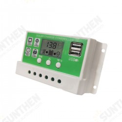 30A 12V 24V Solar Charge Controller Lithium Battery LCD Display USB Charged Solar Panel Charger 30A 12V 24V Solar Charge Controller Lithium Battery LCD Display USB Charged Solar Panel Charger