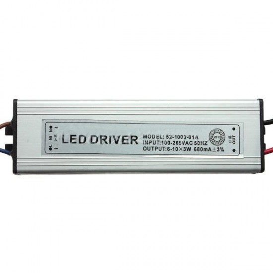 30W 50-60HZ High Power LED Driver Waterproof IP65 AC85V-265V