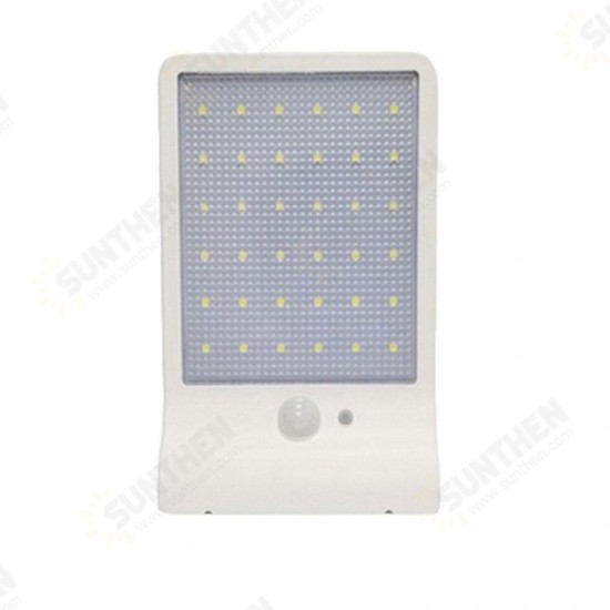 36LED Garden Solar Powered Wall Light Waterproof PIR Motion Sensor Walkway Outdoor Lamp