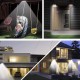 36LED Garden Solar Powered Wall Light Waterproof PIR Motion Sensor Walkway Outdoor Lamp