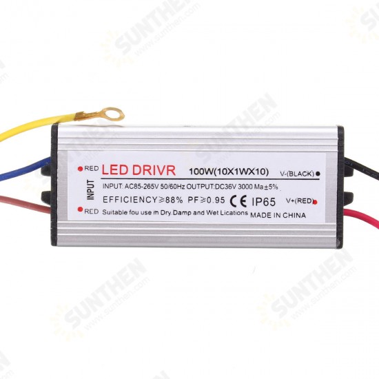 AC85-265V 45W Waterproof High Power LED Driver Supply SMD Chip for Flood Light