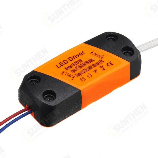 AC85-265V To DC54-87V 18-25W LED Driver Constant Current Light Transformer for Lighting