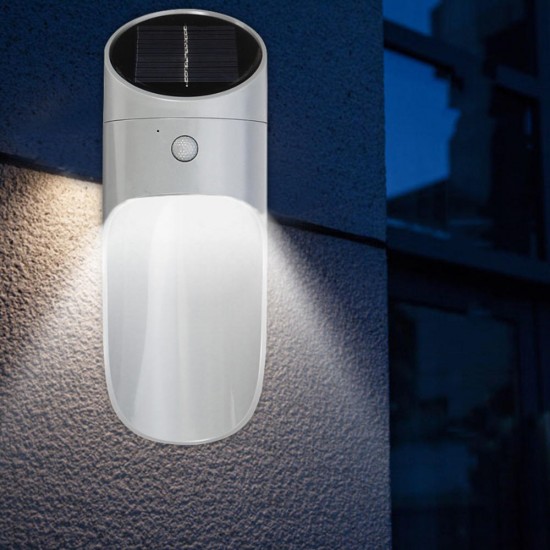 Solar Charging PIR Motion Detecting Wireless LED Night Light IP65 Waterproof Outdoor Courtyard Balcony Patio Aisle Light
