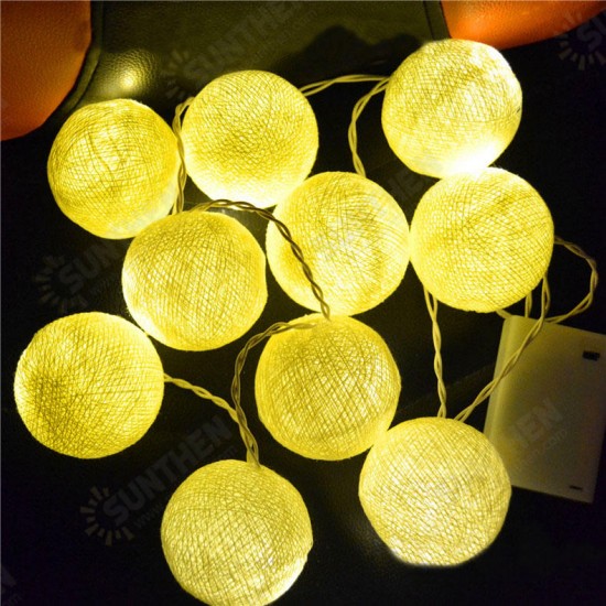 CSL-8 Gardening 5M 20LED String Light Cotton Shape Holiday Garden Party Wedding Decoration