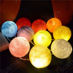 CSL-8 Gardening 5M 20LED String Light Cotton Shape Holiday Garden Party Wedding Decoration CSL-8 Gardening 5M 20LED String Light Cotton Shape Holiday Garden Party Wedding Decoration