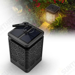 Solar Flickering Flame Lamp IP65 Waterproof 1500k Color Temperature Wall-mounted/Hanging Atmosphere Decroative Light for Outdoor Porch Patio Path Solar Flickering Flame Lamp IP65 Waterproof 1500k Color Temperature Wall-mounted/Hanging Atmosphere Decroative Light for Outdoor Porch Patio Path