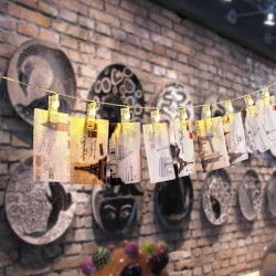 DSL-3 Gardening 5M 40LED String Light Clip Shape Holiday Garden Party Wedding Decoration DSL-3 Gardening 5M 40LED String Light Clip Shape Holiday Garden Party Wedding Decoration