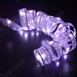 DSL-4 Gardening 4M 40LED String Light Ribbon Shape Holiday Garden Party Wedding Decoration DSL-4 Gardening 4M 40LED String Light Ribbon Shape Holiday Garden Party Wedding Decoration