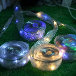 DSL-4 Gardening 4M 40LED String Light Ribbon Shape Holiday Garden Party Wedding Decoration DSL-4 Gardening 4M 40LED String Light Ribbon Shape Holiday Garden Party Wedding Decoration