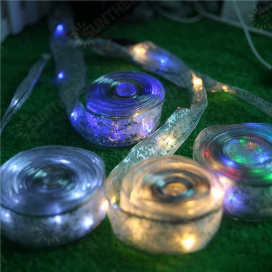 DSL-4 Gardening 4M 40LED String Light Ribbon Shape Holiday Garden Party Wedding Decoration