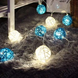 DSL-5 Gardening 5M 40LED String Light Ratten Shape Holiday Garden Party Wedding Decoration DSL-5 Gardening 5M 40LED String Light Ratten Shape Holiday Garden Party Wedding Decoration