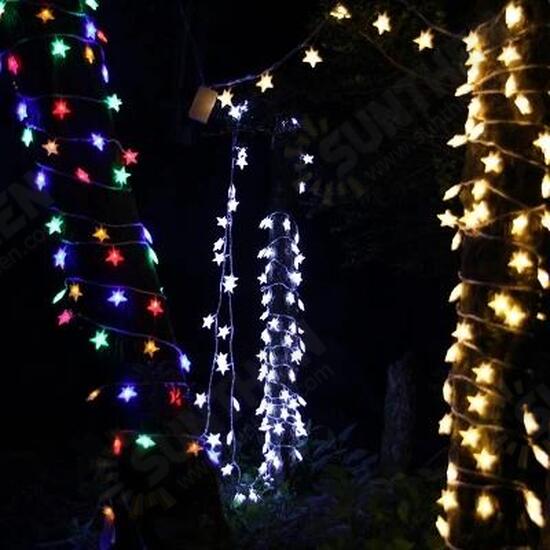 DSL-6 Gardening 5M 40LED String Light Star Shape Holiday Garden Party Wedding Decoration DSL-6 Gardening 5M 40LED String Light Star Shape Holiday Garden Party Wedding Decoration