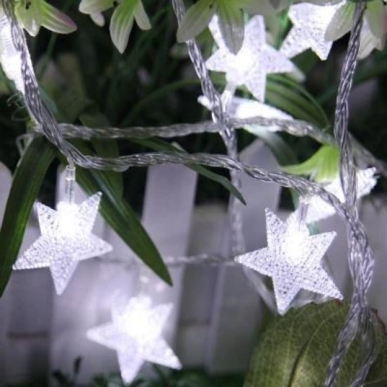 DSL-6 Gardening 5M 40LED String Light Star Shape Holiday Garden Party Wedding Decoration