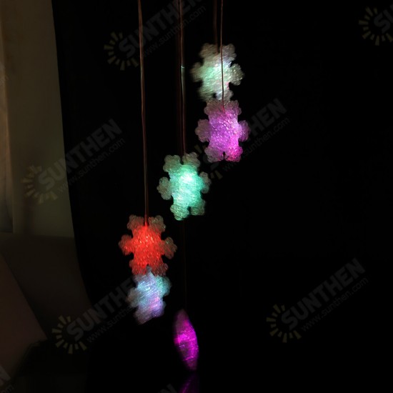 LED Colour Changing Hanging Wind Chimes Solar Powered Ball Lights Garden Outdoor