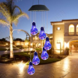 LED Light Solar Light Wind Chime Color Changing Garden Copper Bulb LED Light Solar Light Wind Chime Color Changing Garden Copper Bulb