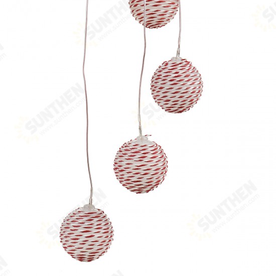 LED Light Solar Light Wind Chime Color Changing Garden Rattan Ball