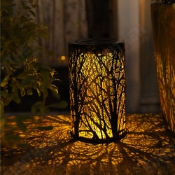 LED Solar Lantern Hanging Light with Handle Solar Lantern Waterproof Solar Landscape Lantern Shadow Light for Outdoor Garden Hollow LED Solar Lantern Hanging Light with Handle Solar Lantern Waterproof Solar Landscape Lantern Shadow Light for Outdoor Garden Hollow
