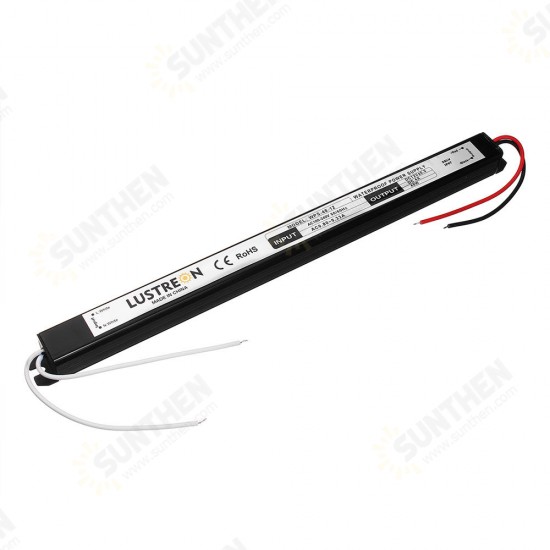 12W 25W 36W 48W 60W AC100-240V to DC12V IP67 LED Driver Power Supply Lighting Transformer