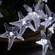 SSL-11 Gardening 6M 30LED Solar Panel String Light Starfish Holiday Party Wedding Decoration