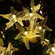 SSL-11 Gardening 6M 30LED Solar Panel String Light Starfish Holiday Party Wedding Decoration