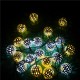 SSL-12 LED 4.8M 20LED Gardening Solar Panel Light Ball Holiday Garden Party Wedding Decoration