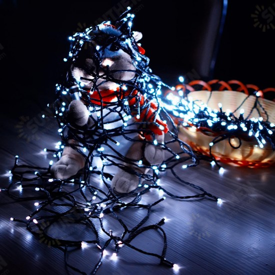 SSL-13 LED 7M 50LED Solar Panel String Light Holiday Garden Christmas Wedding Decoration