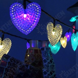 SSL-7 Gardening 4.8M 20LED Solar Panel Light Heart Holiday Wedding Decoration SSL-7 Gardening 4.8M 20LED Solar Panel Light Heart Holiday Wedding Decoration