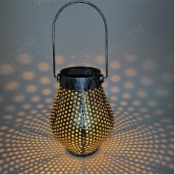 Solar LED Hanging Light Retro Hollow Lantern Outdoor Garden Yard Decoration Lamp Solar LED Hanging Light Retro Hollow Lantern Outdoor Garden Yard Decoration Lamp