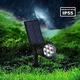 Solar Lights Outdoor 7 LED Solar Outdoor Color Changing Wall Light 180° Adjustable Garden Light