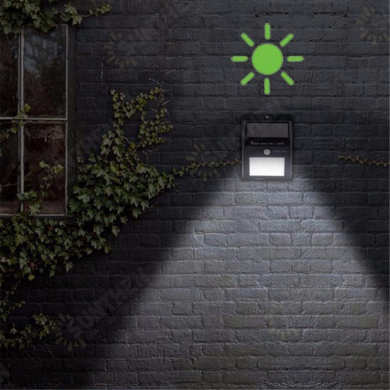 Solar Power Garden Light 12LED Motion Sensor Wall Light Auto Waterproof Outdoor Lamp