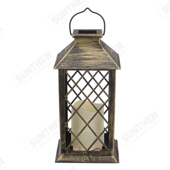 Solar Power Hanging Lantern LED Lamp Retro Style Light Outdoor/Indoor for Garden Christmas Decorations